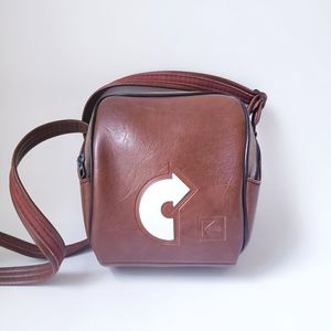 Vintage Kodak Camera Brown Square Bag